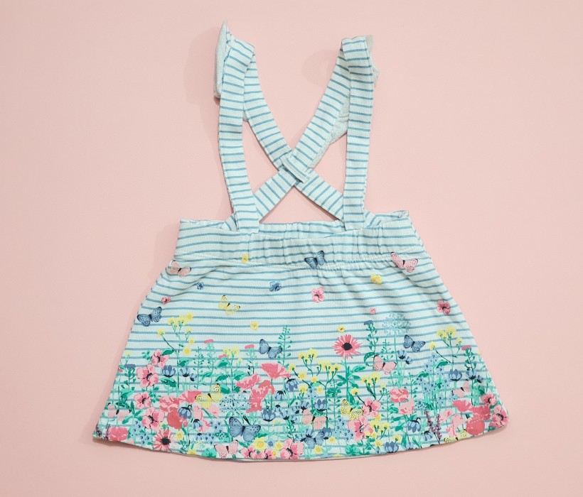 دامن ساسبندی گل و پروانه