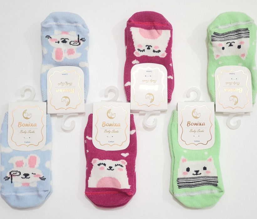 جوراب طرح حیوانات جنگل 2 بونیکسا