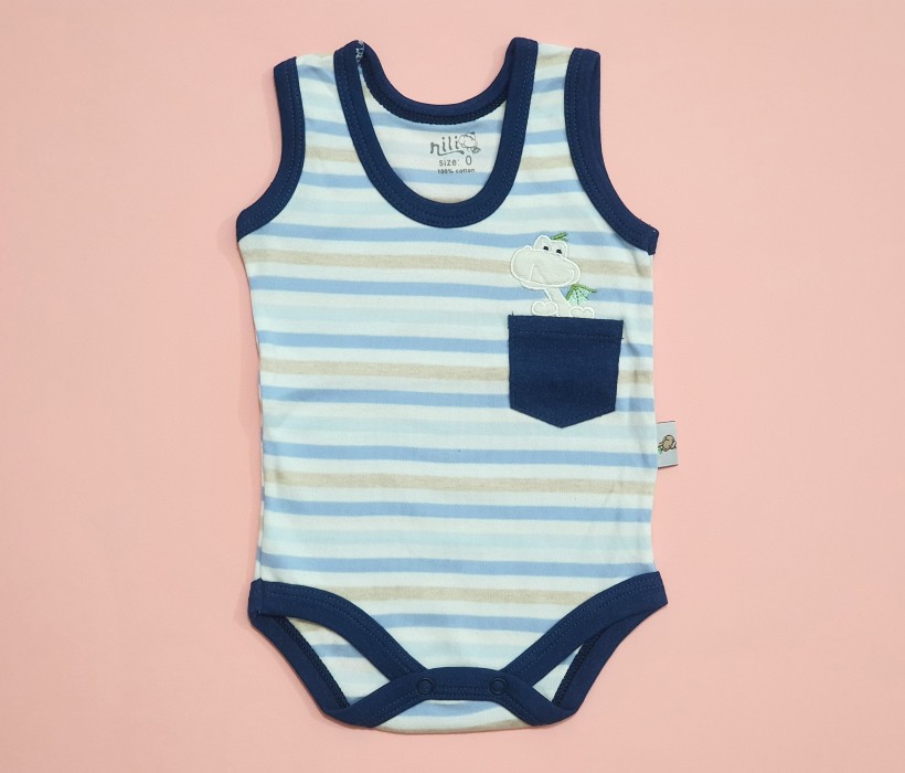 زیردکمه ای رکابی طرح دراگون نیلی