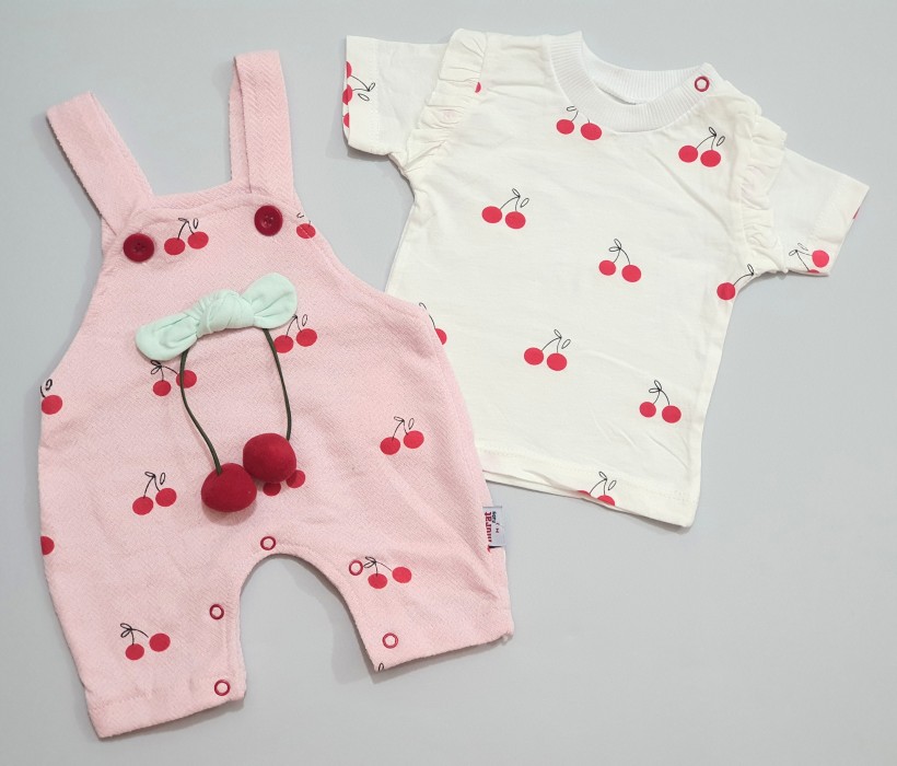 ست پیشبندی گیلاس صورتی ترک