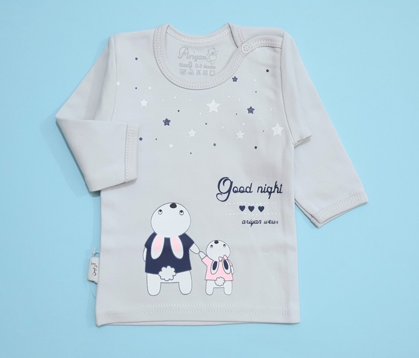 تیشرت آستین بلند خرگوش آسمان آرین