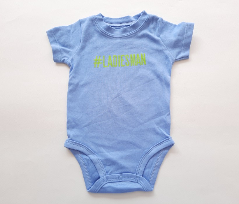 بادی آستین کوتاه آبی کارترز *** مشکل دار