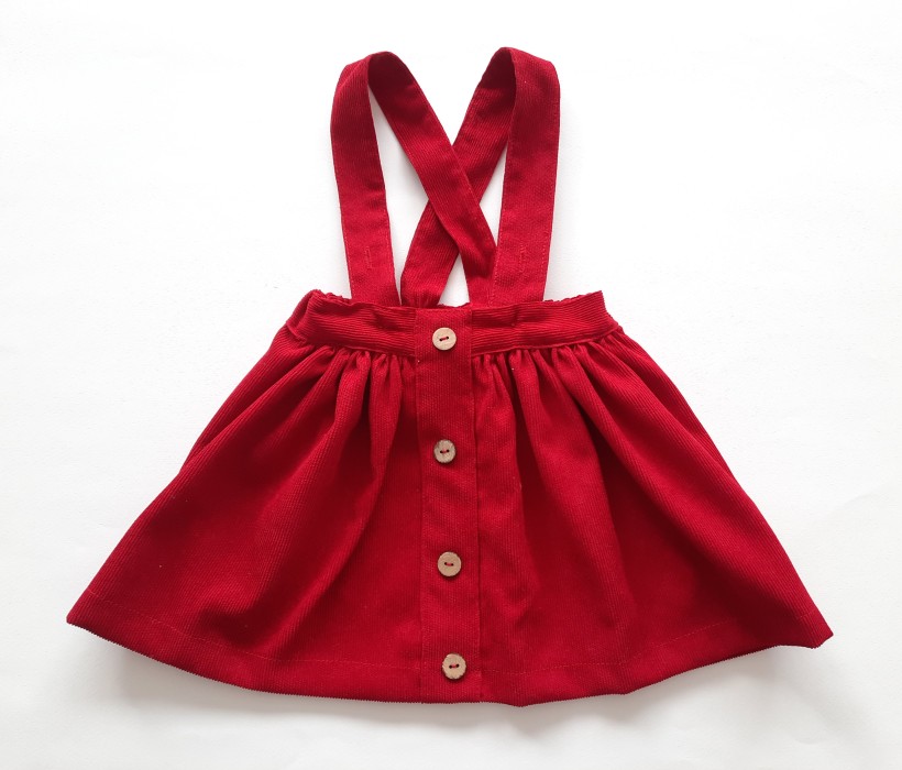 دامن ساسبندی قرمز