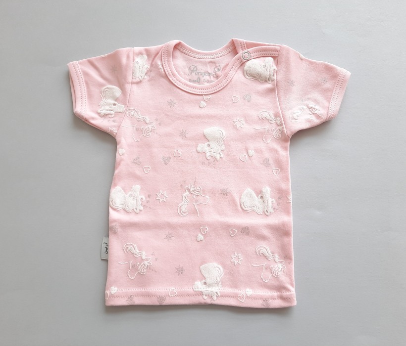 تیشرت آستین کوتاه تمام چاپ یونیکورن آرین