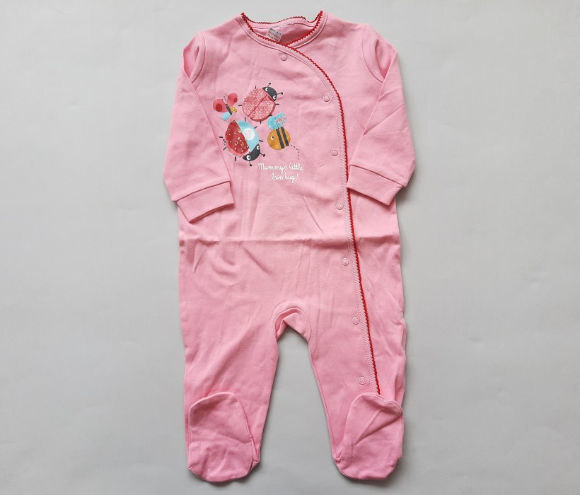 سرهمی جورابدار کفشدوزک صورتی