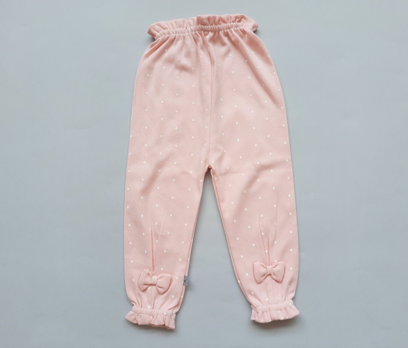 شلوار گل و پروانه صورتی کانگورو