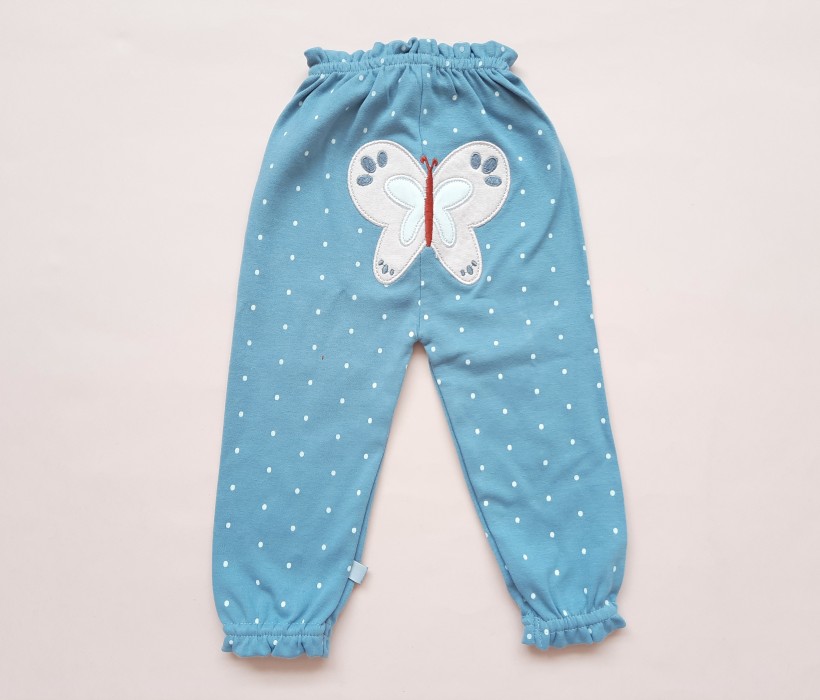 شلوار گل و پروانه گلدوزی کانگورو