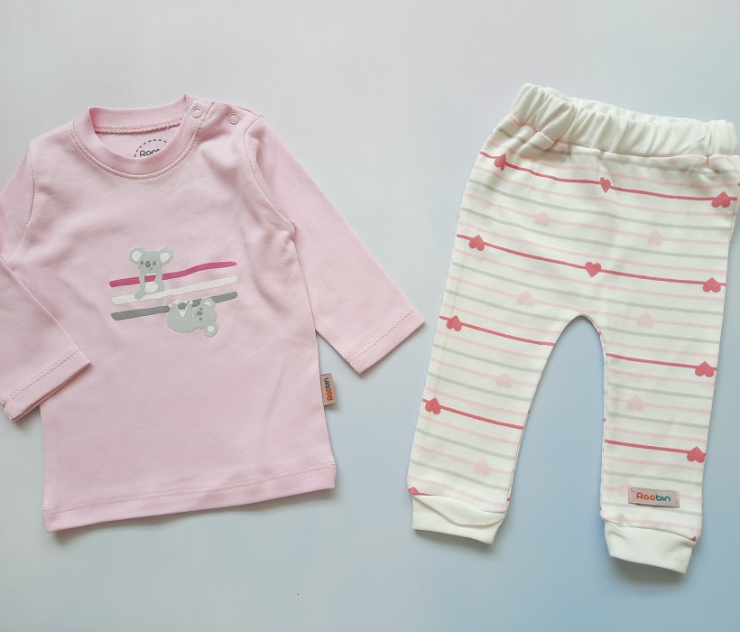 بلوز شلوار کوالا صورتی روبین