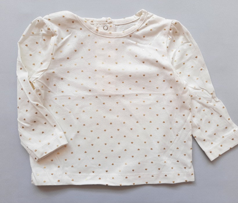 بلوز قلب ریز طلایی