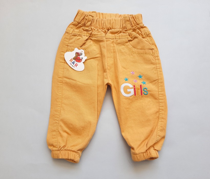 شلوار جین خردلی بهار