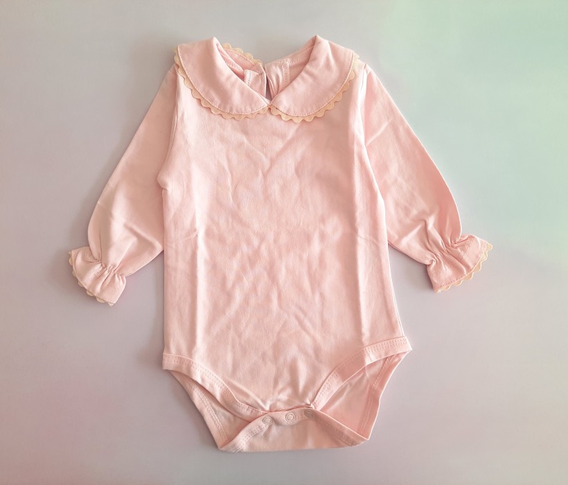 بادی یقه ب ب صورتی