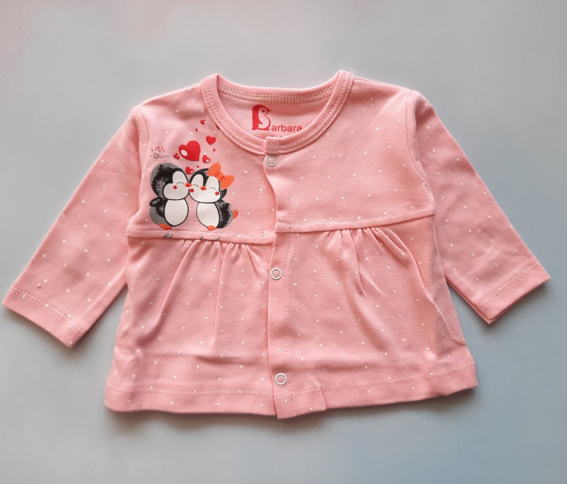 مانتو پنگوئن صورتی باربارا