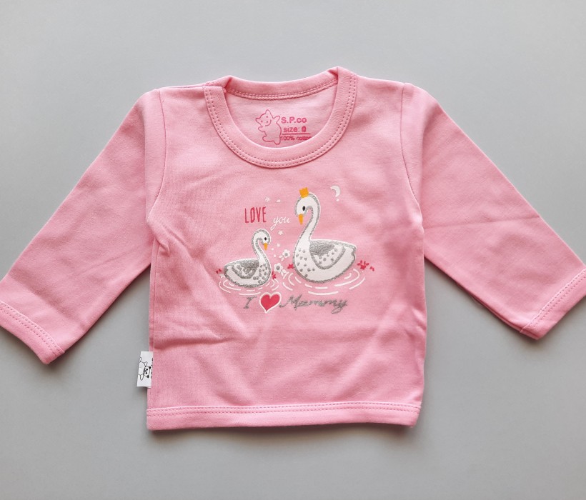 تیشرت آستین بلند یقه گرد قو اسپیکو