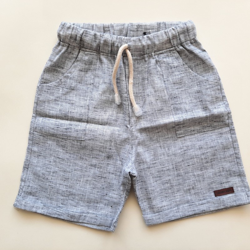 شلوارک پسرانه طوسی