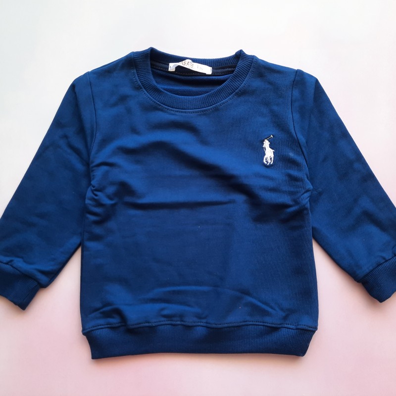 بلوز دورس یقه گرد سرمه ای  آنیل