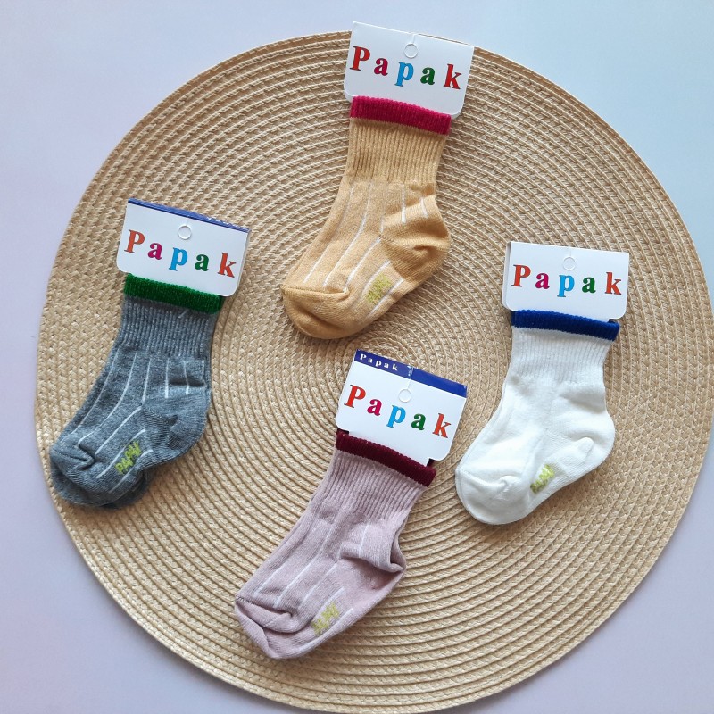 جوراب رنگی ساق دار نوزادی 2