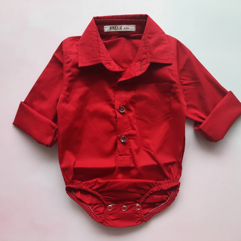 بادی یقه دار یلدایی پسرانه آنیل