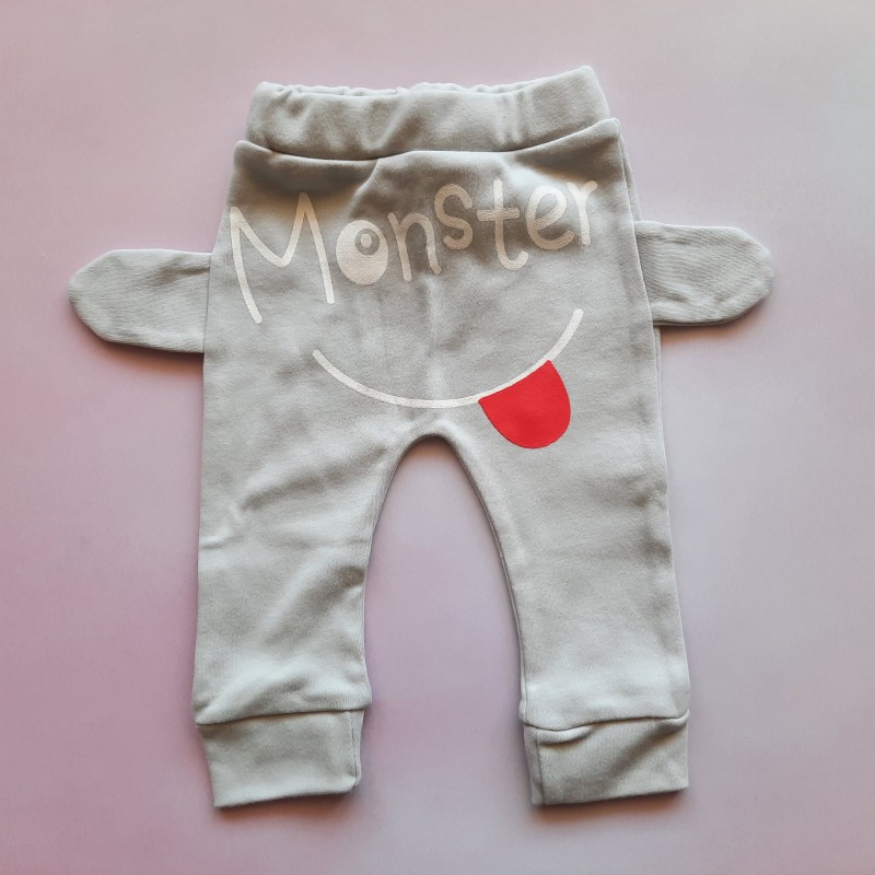 شلوار هیولا طوسی روشن چیاکو