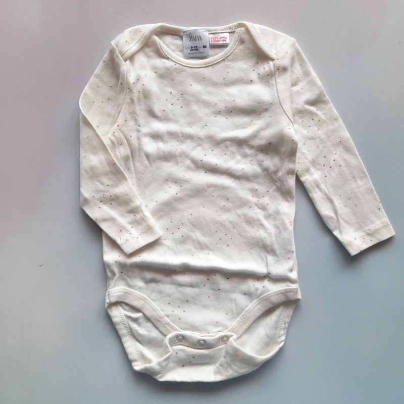 بادی آستین بلند قلب zara