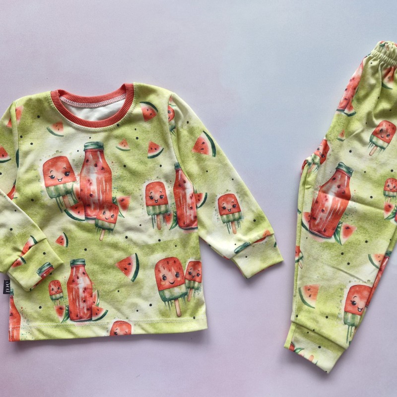 بلوز شلوار راحتی هندونه SED