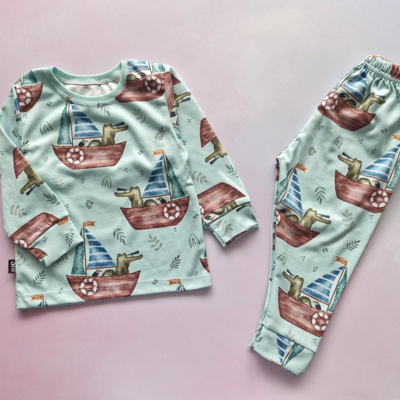 بلوز شلوار راحتی کروکودیل قایق سوار SED