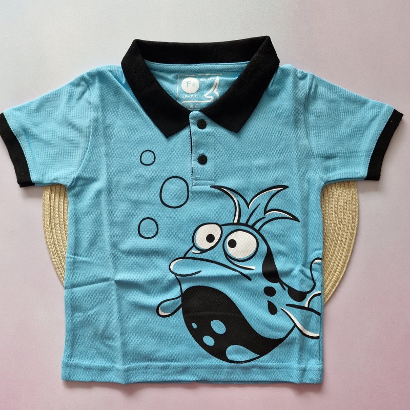 تیشرت آستین کوتاه جودون آبی  kids