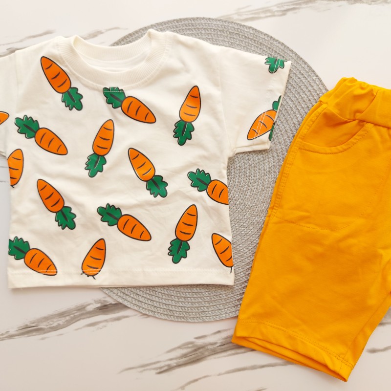 تیشرت شلوارک هویج kids