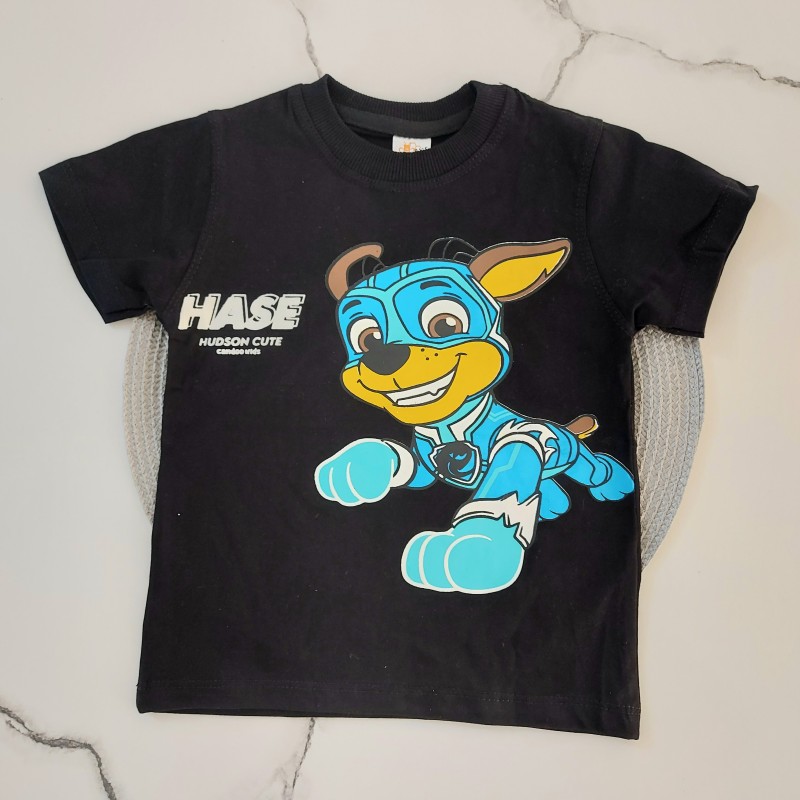 تیشرت آستین کوتاه مشکی سگ نگهبان kids