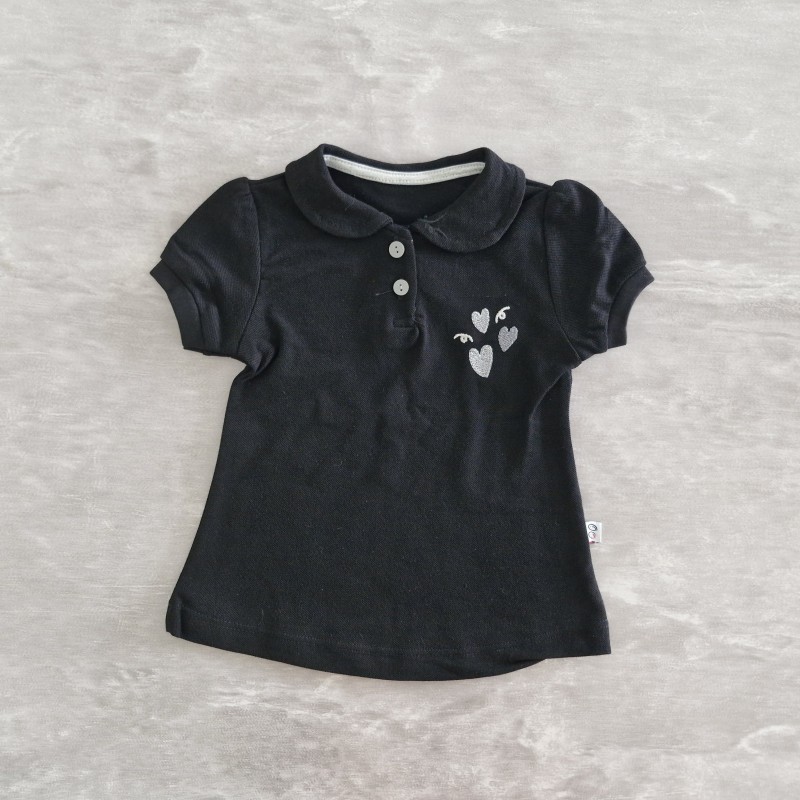 تیشرت آستین کوتاه جودون قلب مشکی وچیون