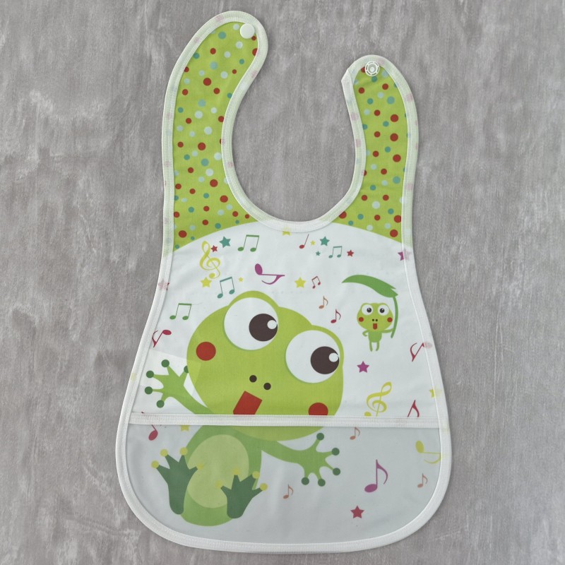 پیشبند مشمایی بزرگ جیب دار قورباغه