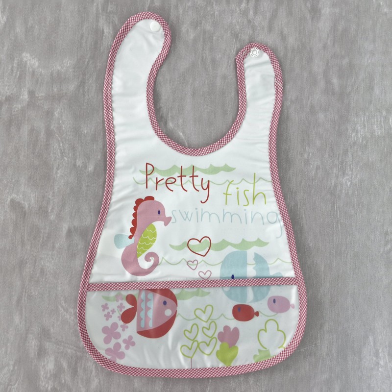 پیشبند مشمایی بزرگ جیب دار حیوانات دریایی