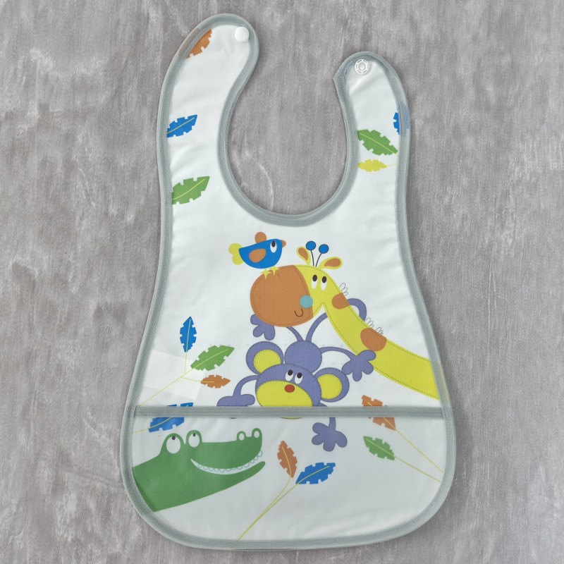 پیشبند مشمایی بزرگ جیب دار میمون زرافه