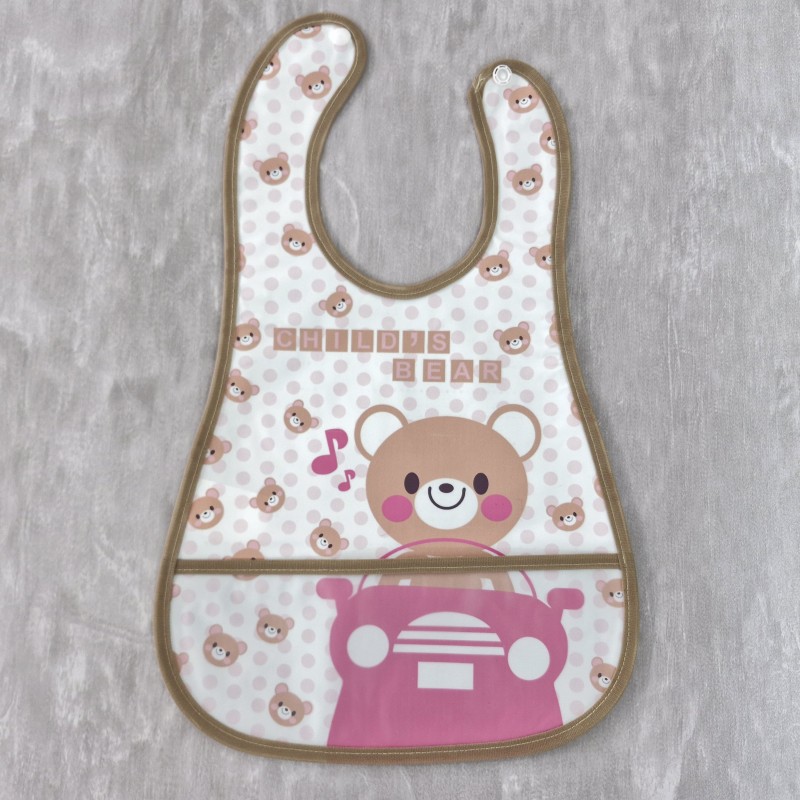 پیشبند مشمایی بزرگ جیب دار  خرس ماشین