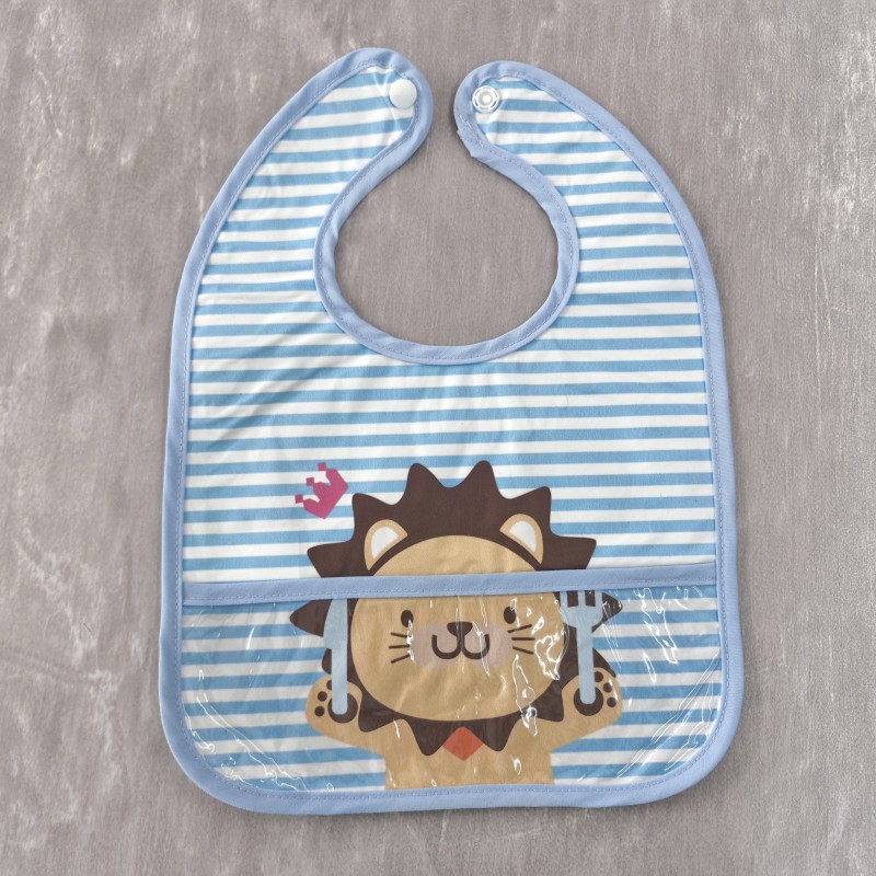 پیشبند مشمایی جیب دار شیر راه راه