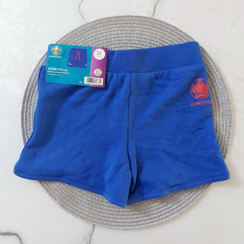 شلوارک دورس یورو2020 آبی kids