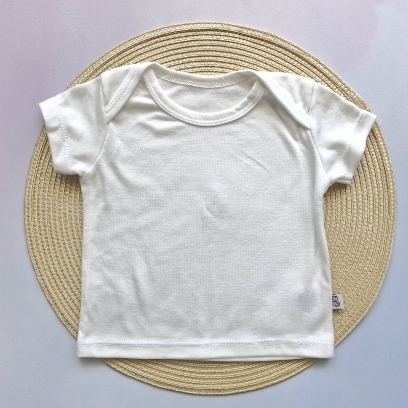 تیشرت آستین کوتاه یقه فرشته شیری وچیون