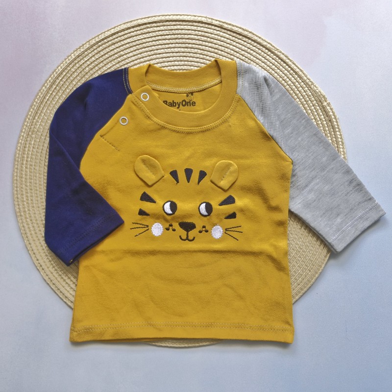 تیشرت آستین بلند ببر بیبی وان