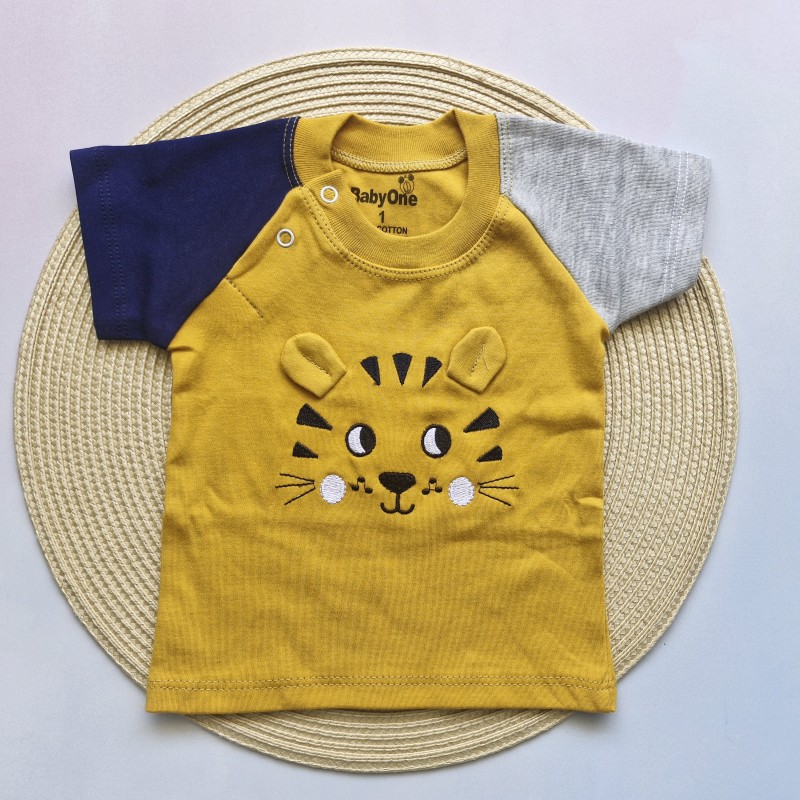 تیشرت آستین کوتاه ببر بیبی وان