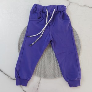 شلوار توکرکی بنفش آنیل kids