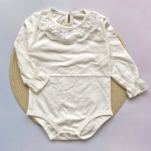 بادی یقه توری شیری GAP