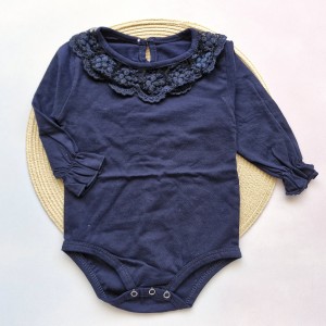 بادی یقه توری سرمه ای GAP