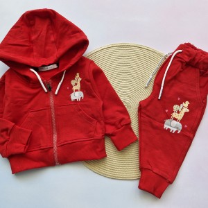 سویشرت شلوار دورس حیوانات جنگل آنیل