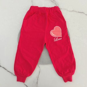 شلوار قلب سرخابی kids