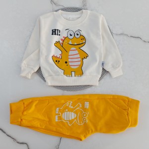 بلوز و شلوار دورس دایناسور Hi زرد kids