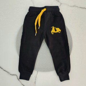 شلوار دورس موتور مشکی وچیون kids