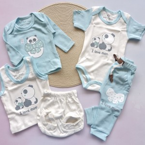 ست 5 تکه پاندا آبی چیاکو