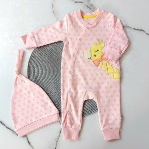 سرهمی و کلاه گلدوزی زرافه صورتی وچیون