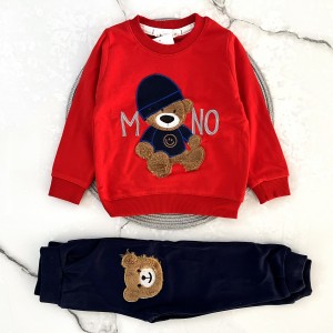 بلوز شلوار خرس قرمز آنیل kids