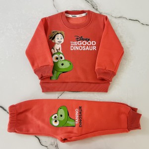 بلوز شلوار توکرکی دایناسور گلبهی kids