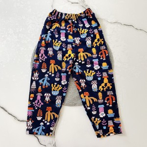 شلوار مخمل کاکتوس kids